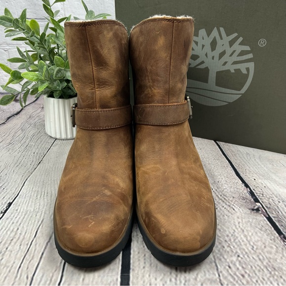 NIB Timberland Graceyn Waterproof Chukka Biker Boots Sz 10 - Picture 2 of 13